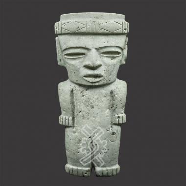 Personnage debout Teotihuacan Mexique de la Galerie Mermoz